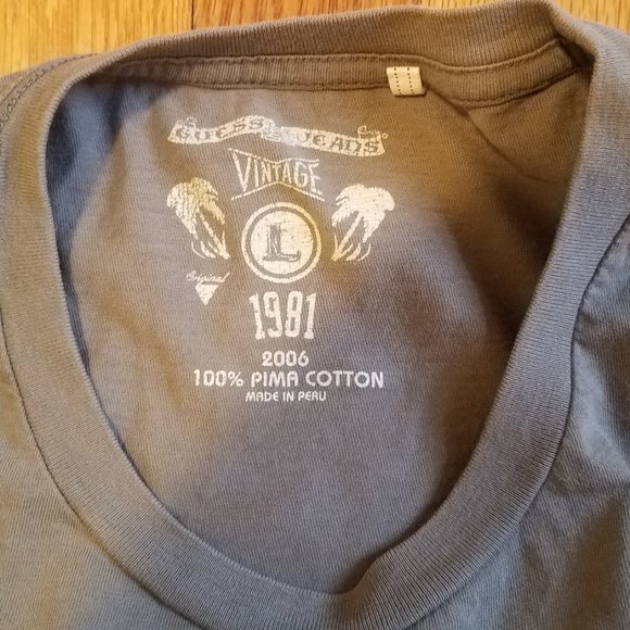 Vintage Guess Jeans MOM Rose T Shirt Large READ - Picture 2 of 5